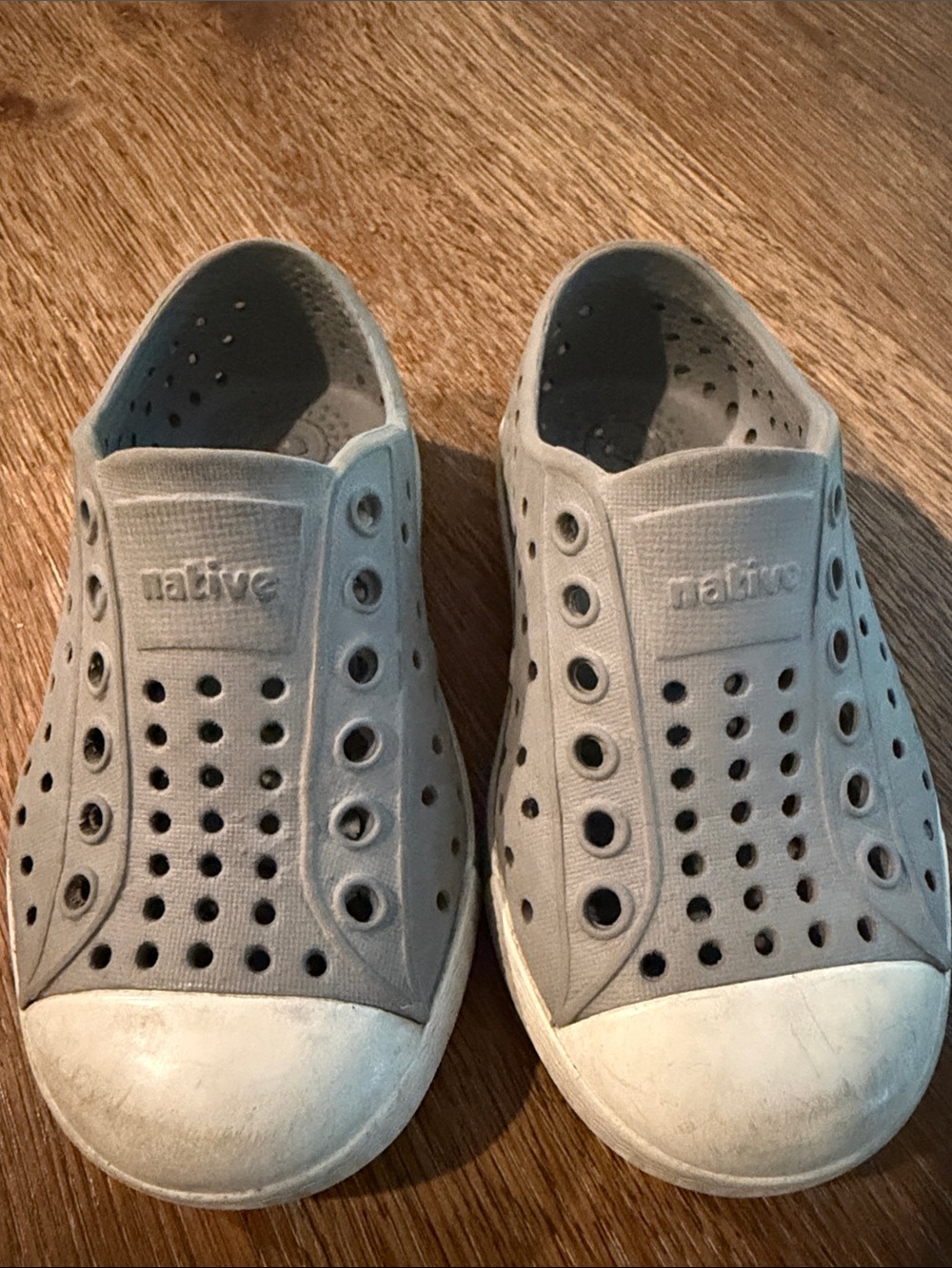 Native Kids Light Gray Water Shoes